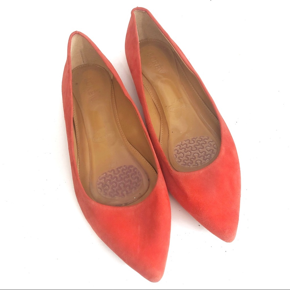 J. Crew Coral Flats